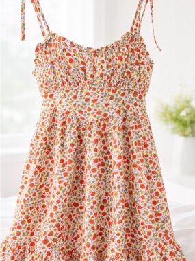 Aerie Cottage Core  babydoll mini sun dress  NWT Size M Retail 49.99